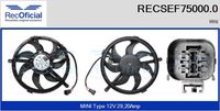 RECOFICIAL SEF750000 - Motor eléctrico, ventilador del radiador