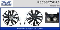 RECOFICIAL SEF760180 - Motor eléctrico, ventilador del radiador