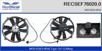 RECOFICIAL SEF760200 - Motor eléctrico, ventilador del radiador