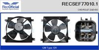 RECOFICIAL SEF770101 - Motor eléctrico, ventilador del radiador