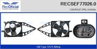 RECOFICIAL SEF770260 - Motor eléctrico, ventilador del radiador