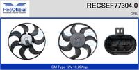 RECOFICIAL SEF773040 - Ventilador, refrigeración del motor