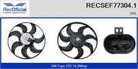 RECOFICIAL SEF773041 - Ventilador, refrigeración del motor