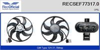 RECOFICIAL SEF773170 - Ventilador, refrigeración del motor