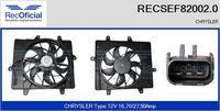 RECOFICIAL SEF820020 - Motor eléctrico, ventilador del radiador