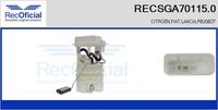 RECOFICIAL SGA701150 - Unidad de alimentación de combustible