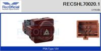 RECOFICIAL SHL700201 - Interruptor intermitente de aviso