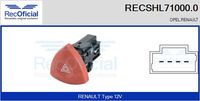 RECOFICIAL SHL710000 - Interruptor intermitente de aviso