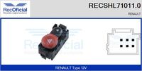 RECOFICIAL SHL710110 - Tensión [V]: 12<br>Tipo de servicio: eléctrico<br>Número de enchufes de contacto: 6<br>Número de fabricación: EWS-RE-063<br>