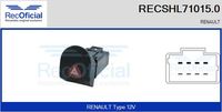 RECOFICIAL SHL710150 - Interruptor intermitente de aviso