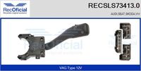 RECOFICIAL SLS734130 - Equipamiento de vehículo: para vehículos con dirección asistida<br>Equipamiento de vehículo: para vehículos con OBD<br>Tensión [V]: 12<br>Color: negro<br>Vehículo con dirección a la izquierda / derecha: para vehic. dirección izquierda<br>Equipamiento de vehículo: para vehículos con Tempomat<br>Función de interruptor combinado: con función intermitente<br>Función de interruptor combinado: con función de conmutación de luces<br>Versión: .0<br>para fabricante volante: AUDI<br>para fabricante volante: FORD<br>para fabricante volante: SEAT<br>para fabricante volante: SKODA<br>para fabricante volante: VW<br>