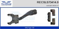 RECOFICIAL SLS734140 - Equipamiento de vehículo: para vehículos con OBD<br>Tensión [V]: 12<br>Color: negro<br>Vehículo con dirección a la izquierda / derecha: para vehic. dirección izquierda<br>Función de interruptor combinado: con función limpia y lava<br>Función de interruptor combinado: sin función de ordenador de a bordo<br>Función de interruptor combinado: con función de intervalo de limpieza<br>Versión: .1<br>para fabricante volante: AUDI<br>para fabricante volante: SEAT<br>para fabricante volante: SKODA<br>para fabricante volante: VW<br>