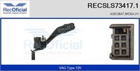 RECOFICIAL SLS734171 - Equipamiento de vehículo: para vehículos con dirección asistida<br>Equipamiento de vehículo: para vehículos con OBD<br>Tensión [V]: 12<br>Color: negro<br>Vehículo con dirección a la izquierda / derecha: para vehic. dirección izquierda<br>Equipamiento de vehículo: para vehículos con intervalo regulable de limpiaparabrisas<br>Función de interruptor combinado: con función limpia y lava<br>Función de interruptor combinado: con función limpia trasero<br>Función de interruptor combinado: con función intermitente<br>Función de interruptor combinado: con función de conmutación de luces<br>Función de interruptor combinado: con función de limpia y lavaparabrisas trasero<br>Función de interruptor combinado: con función de ordenador de a bordo<br>Función de interruptor combinado: con función de limpia<br>Función de interruptor combinado: con función de intervalo de limpieza<br>Función de interruptor combinado: con función de lavado<br>Versión: .1<br>para fabricante volante: SEAT<br>para fabricante volante: SKODA<br>para fabricante volante: VW<br>