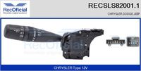 RECOFICIAL SLS820011 - Equipamiento de vehículo: para vehículos con OBD<br>Tensión [V]: 12<br>Vehículo con dirección a la izquierda / derecha: para vehic. dirección izquierda<br>Función de interruptor combinado: con función intermitente<br>Función de interruptor combinado: con función de conmutación de luces<br>