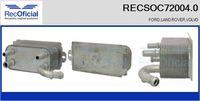 RECOFICIAL SOC720040 - Radiador de aceite, aceite motor