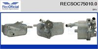 RECOFICIAL SOC750100 - Radiador de aceite, aceite motor