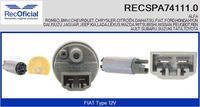 RECOFICIAL SPA741110 - Presión de servicio [bar]: 3<br>Tipo de servicio: eléctrico<br>Caudal [l/h]: 95<br>Sistema de inyección: MPI (MultiPoint)<br>Versión: .0<br>Versión: BOSCH<br>