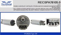 RECOFICIAL SPA781050 - Tensión [V]: 12<br>Vehículo con dirección a la izquierda / derecha: para dirección izquierda/derecha<br>Versión: .0<br>para fabricante volante: HYUNDAI<br>para fabricante volante: KIA<br>