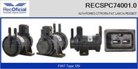 RECOFICIAL SPC740010 - Código de motor: 8140.43S<br>Tipo de válvula: Válvula electromagnética<br>Tipo de servicio: electroneumático<br>Tensión [V]: 12<br>