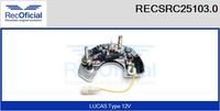 RECOFICIAL SRC251030 - Rectificador, alternador