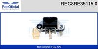 RECOFICIAL SRE351150 - Regulador del alternador