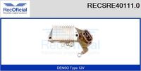 RECOFICIAL SRE401110 - Regulador del alternador