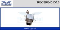 RECOFICIAL SRE401500 - Regulador del alternador