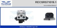 RECOFICIAL SRS710191 - Resistencia serie, motor eléctrico (ventilador del radiador)