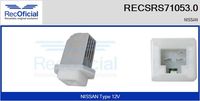 RECOFICIAL SRS710530 - Número de fabricación: ERD-NS-006<br>Número de enchufes de contacto: 3<br>