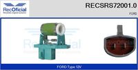 RECOFICIAL SRS720010 - Resistencia serie, motor eléctrico (ventilador del radiador)