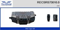 RECOFICIAL SRS730100 - Número de fabricación: ERD-AU-014<br>Tensión [V]: 12<br>Número de enchufes de contacto: 7<br>