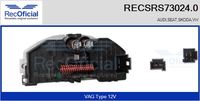 RECOFICIAL SRS730240 - Equipamiento de vehículo: para vehículos con climatizador<br>Tensión [V]: 12<br>Regulador: con regulador para todo el rango de revoluciones<br>