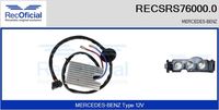 RECOFICIAL SRS760000 - Resitencia, ventilador habitáculo