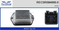 RECOFICIAL SRS840000 - Resitencia, ventilador habitáculo