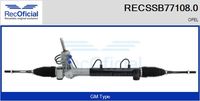 RECOFICIAL SSB771080 - Tipo de servicio: hidráulico<br>Vehículo con dirección a la izquierda / derecha: para vehic. dirección izquierda<br>Versión: .2<br>para fabricante dirección: ZF<br>para fabricante volante: OPEL<br>