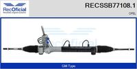 RECOFICIAL SSB771081 - Tipo de servicio: hidráulico<br>Vehículo con dirección a la izquierda / derecha: para vehic. dirección izquierda<br>Versión: .0<br>para fabricante dirección: TRW<br>para fabricante volante: OPEL<br>