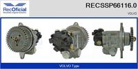 RECOFICIAL SSP661160 - Presión [bar]: 180<br>Tipo de servicio: hidráulico<br>Vehículo con dirección a la izquierda / derecha: para dirección izquierda/derecha<br>Versión: .0<br>Cantidad de agujeros de fijación: 3<br>para fabricante dirección: ZF<br>para fabricante volante: VOLVO<br>