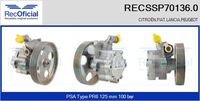 RECOFICIAL SSP701360 - Bomba hidráulica, dirección