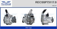 RECOFICIAL SSP731170 - Tipo de servicio: hidráulico<br>Poleas: sin polea múltiple<br>Número de fabricación: SPW-VW-005<br>