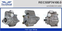 RECOFICIAL SSP741000 - Tipo de servicio: hidráulico<br>Poleas: sin polea<br>Número de fabricación: SPW-RE-007<br>