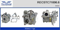 RECOFICIAL STC710066 - Turbocompresor, sobrealimentación