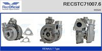 RECOFICIAL STC710076 - Turbocompresor, sobrealimentación