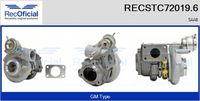 RECOFICIAL STC720196 - Tipo de sobrealimentación: Turbocompresor de gases de escape<br>Tipo de sobrealimentación: Actuador controlado neumáticamente (accionador)<br>Restricción de fabricante: Mitsubishi<br>Artículo complementario/Información complementaria: sin juntas<br>peso neto [kg]: 5,31<br>