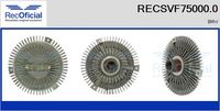 RECOFICIAL SVF750000 - para OE N°: 11522249216<br>Calefacción / Refrigeración: para vehículos con ventilador (acop. fricción de líquidos)<br>Diámetro exterior [mm]: 160<br>Altura [mm]: 67<br>Cant. taladros roscados: 3<br>Medida de rosca: M6<br>Diámetro de círculo de pernos del buje [mm]: 147<br>Calefacción / Refrigeración: excl. Ventilador<br>Tipo de servicio: térmico<br>