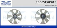 RECOFICIAL SVF760011 - Equipamiento de vehículo: para vehículos con/sin climatización<br>Diámetro 1 [mm]: 428<br>Vehículo con dirección a la izquierda / derecha: para dirección izquierda/derecha<br>Versión: .0<br>para fabricante volante: MERCEDES-BENZ<br>