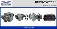 RECOFICIAL SVG720281 - Código de motor: WLAA<br>Clase de caja de cambios: Caja de cambios manual<br>Tipo de válvula: Válvula de membrana<br>Tipo de servicio: neumático<br>Artículo complementario/Información complementaria: con junta<br>