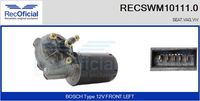 RECOFICIAL SWM101110 - Tensión [V]: 12<br>Lado de montaje: posterior<br>Número de fabricación: ESW-SE-008<br>