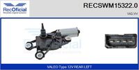 RECOFICIAL SWM153220 - Motor del limpiaparabrisas