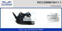 RECOFICIAL SWM154111 - Motor del limpiaparabrisas