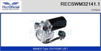 RECOFICIAL SWM321411 - Motor del limpiaparabrisas